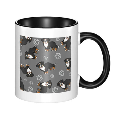 Bernese Mountain Dog Mug Funny Ceramic Coffee Cups Tea Mugs Milk Cup Drinkware Gifts for Woman Man