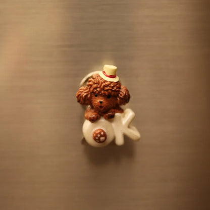 Cowboy Dog Creative Refrigerator Sticker Little Angel Magnet Sticker Gift Gift Wedding