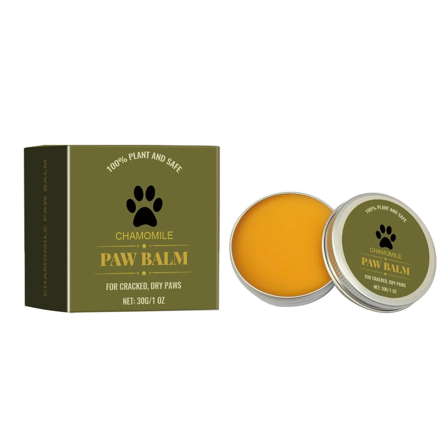 the PAW BALM - Natural Dog Paw Balm, Dog Protections for Hot Pavement, Dog Wax for Dry Paws & Nose, Moisturizer for Cracked Paws