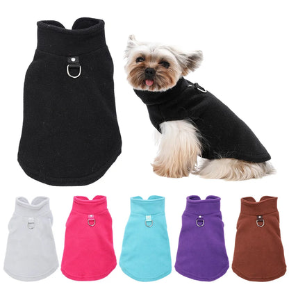 Cute Pet Dog Clothes For Small Dogs Cat Autumn Winter Dog Warm Jacket French Bulldog Overalls Cozy Fleece Clothing Pug Chihuahua
