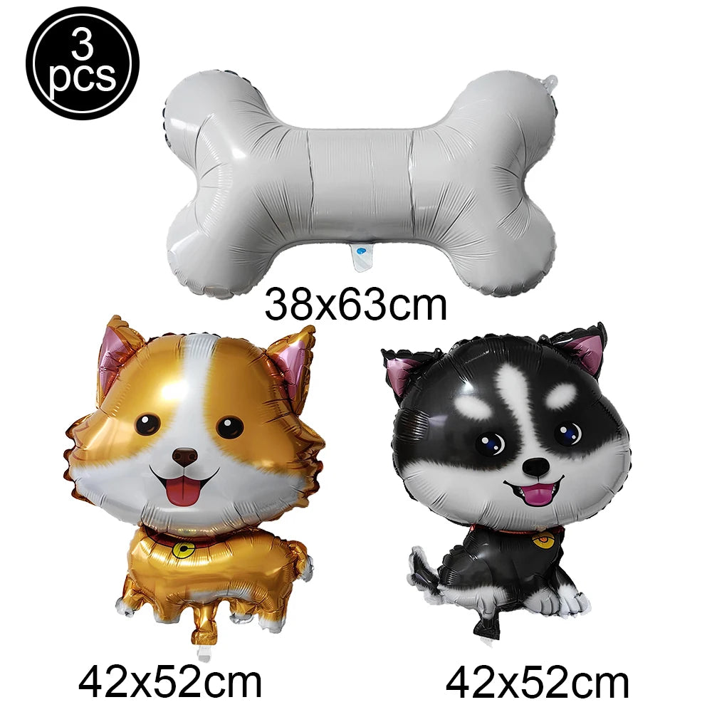 Pet Dog Cupcake Toppers Pet Dog Themed Birthday Party Supplies Dog Face Cake Toppers Puppy Theme Birthday Party Decoration