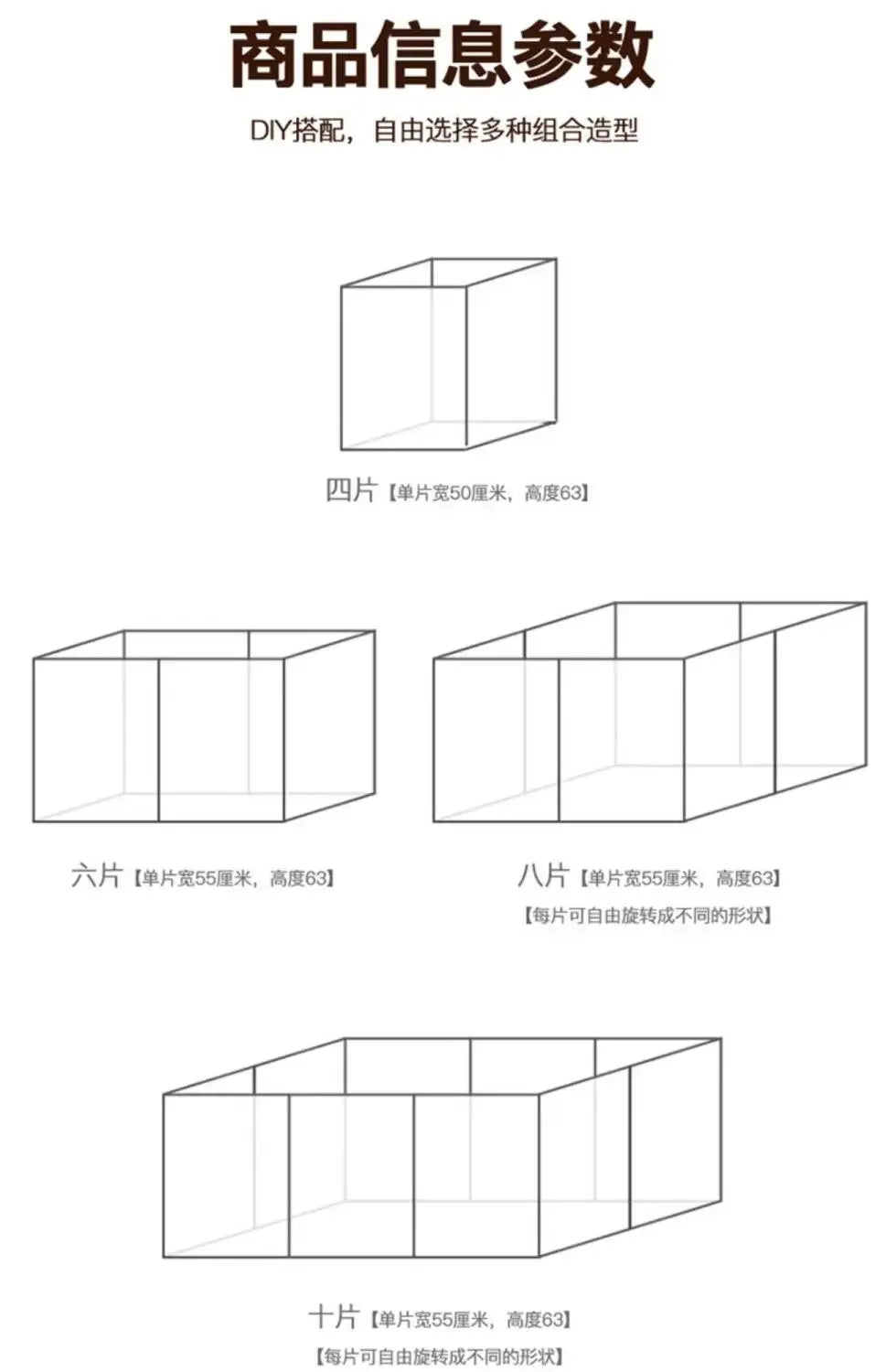 Pet pen dog cage Indoor villa for small and medium-sized dogs with fence and isolation gate in domestic kennel