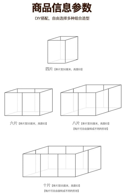 Pet pen dog cage Indoor villa for small and medium-sized dogs with fence and isolation gate in domestic kennel
