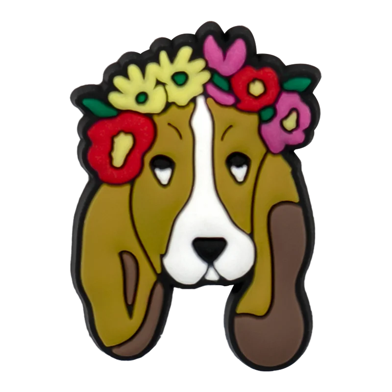 1pcs PVC Dog  Dachshund Corgi Paw Shoe Charms Shoe Decorations Accessories Pins for Women Men Kids Gift,Bulldog Clog Buckles