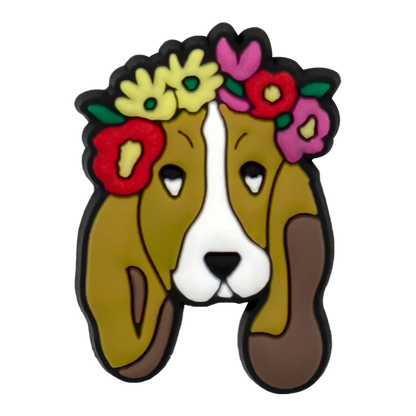 1pcs PVC Dog  Dachshund Corgi Paw Shoe Charms Shoe Decorations Accessories Pins for Women Men Kids Gift,Bulldog Clog Buckles