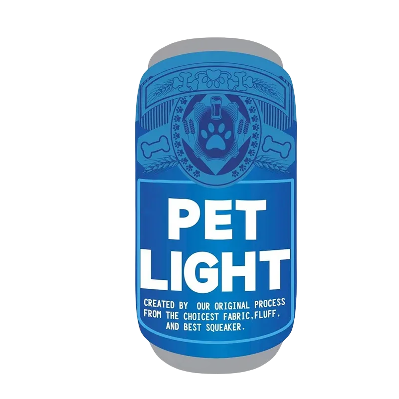 Plush Dog Winebottle Chew Sound Soft Beer Bottle Toy Funny Bite-Resistant Squeaky Relieve Boredom