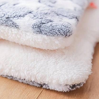 1pc Ultra-Soft Thermal Dog Crate Pad | Winter Heated Pet Bed Mat with Orthopedic Support for Warm Sleeping