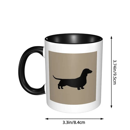 Dachshund Dog Mug Funny Ceramic Coffee Cups Tea Mugs Milk Cup Drinkware Gifts for Friends