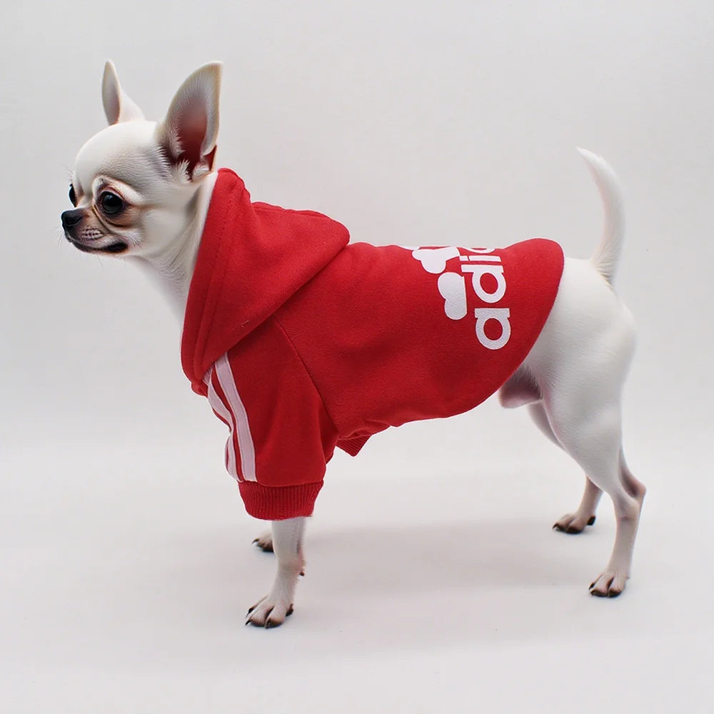 XS-5XL Sport Dog Clothes for Small Medium Big Large Dogs Cotton Hooded Sweatshirt Hot Selling Warm Two-Legged Pet Hoodies