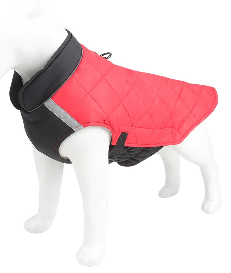 the WINTER DOG - Winter Dog Clothes, Waterproof Dog Vest Jacket for Small/Large Dogs, Warm Pet Dog Coat, Padded Clothes, French Bulldog Outfits