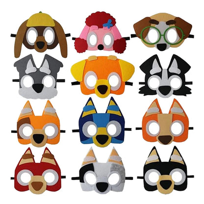 Cute Family Dog Birthday Party Decoration Disposable Plates Cups Banner Cake Stand Backdrop Balloons Set Toy Kids Party Supplies