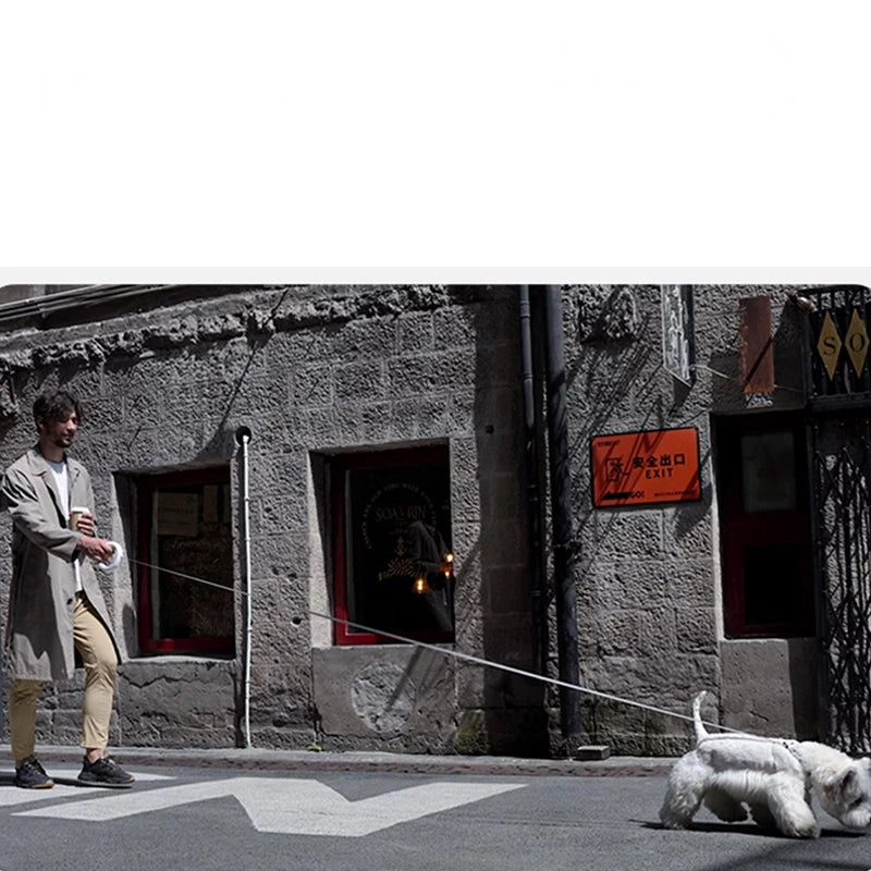 the ULTRAGRIP EXTEND LEASH - Newest MOESTAR Retractable Pet Leash 2 Air 190g, Dog Traction Rope 3M Length for Max 30KG Pet Withstand Max 950N Tensile Force