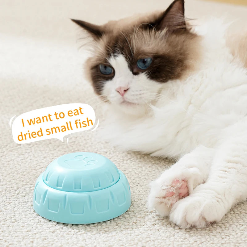 Pet Communication Button Dog Toys Recordable Pet Speaking Training Dog Talking Button Cute Claw Print Pattern Dog Accessories