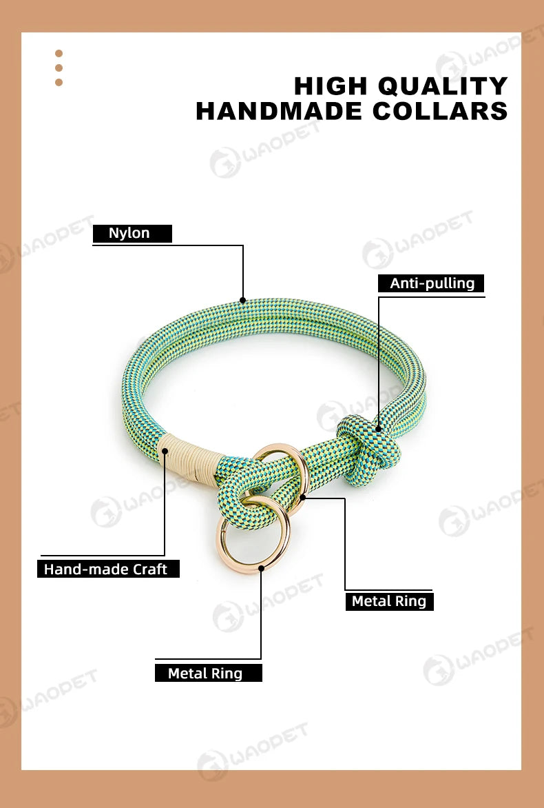 the SIMPLESTRIDE DOG COLLAR - Pet Dog Lead Rope Simple Trendy Style Collar, Leashes for Small/Medium and Large Dogs, Bulldog, Alaskan Malamute, Corgi, Teddy Dog