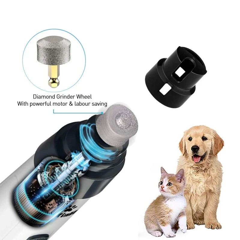 Dog Nail Grinder Head Wheel Replacement Trimmer Electric Clipper Pet Paws Grooming Pet Nail Grinder Head Accessories Tools