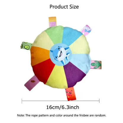 Hot dog sounding plush toy bell cartoon toy puppy small dog Teddy teeth grinding toy wear-resistant bite-resistant pet toy