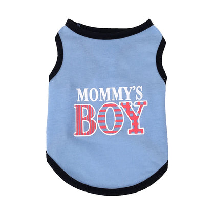 the TINYROYAL PET SHIRT - Princess Crown Dog Vest T-Shirt, Summer Cotton Pet Clothes for Small Dogs, Chihuahua/Poodle Shirts, Puppy Clothing, Prince