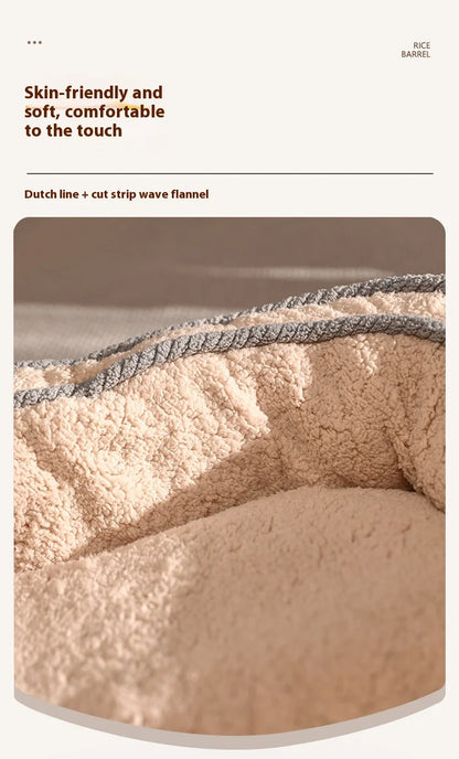 Dog Bed Mat Dog Bed Sofas Winter Warm Pet Blanket  Plush Kennel Washable Cat Mat Mattress Pet Cushion  Dog Bed Warm Pet Supplies