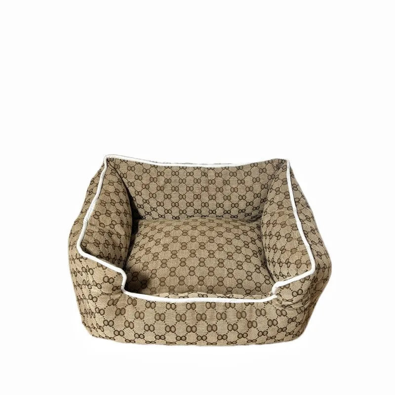 Winter Dog Bed House Small Dogs Warm Heated Washable Removable Cushion Indoor Pet Bed for Puppy Cats Anti-Cold Hot Selling