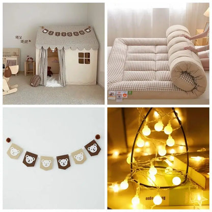 Pet Tent Bed Portable Indoor Thickened Cat Sleep House for Kitten Puppy Playpen Cage Kennels Breathable Pet Products Supplies