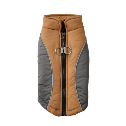 the GLOWGUARD REFLECTIVE JACKET - Reflective Dog Jacket/Coat for Small/Medium Dogs/Cats, Winter Warm Dog Clothes With D-Ring, Windproof Yorkshire Pug Puppy Clothing