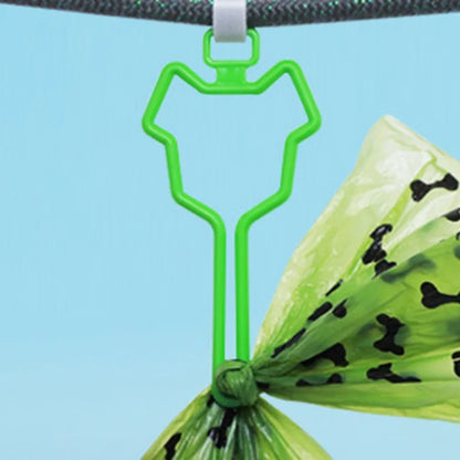 the POOP BAG CARRIER CLIP - Dog Poop Bag Holder, Pet Waste Carrier Clip, Hands-Free Dog Leash Dispenser, Outdoor Walking Puppy Poop Bags Clip, Easy to Carry