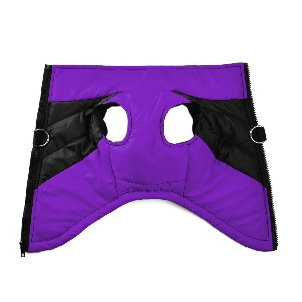 Waterproof Pet Clothes With D-ring Warm Dog Vest For Winter Outdoor Windproof Puppy Coat For Small Medium Dogs Bulldog