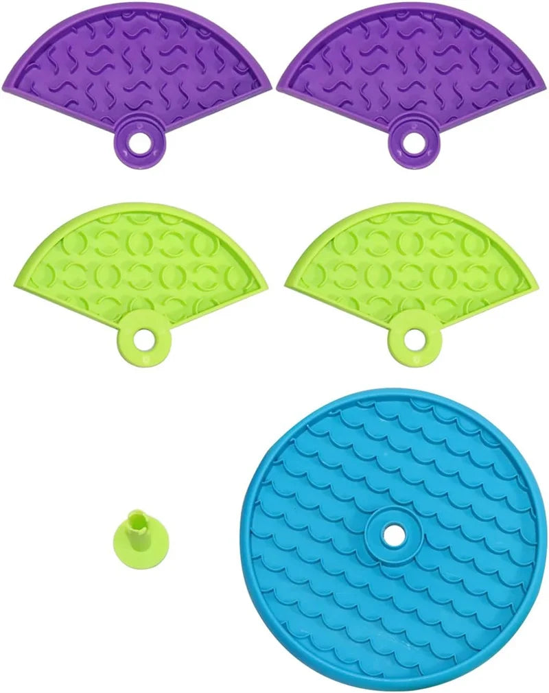 Pet supplies Slow food bowl anti choking cat bowl dog basin puzzle feeder healthy pet rotating game board