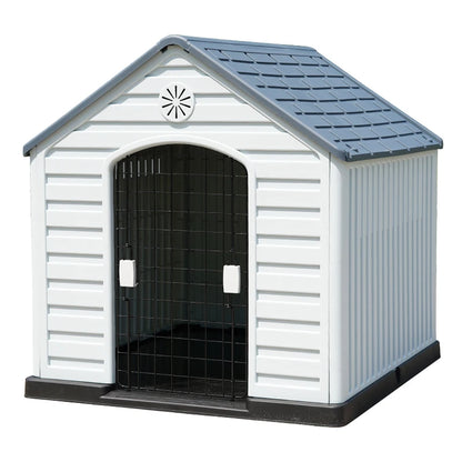 the SNOOPY DOGHOUSE - Luxury Big Plastic Doghouse, Outdoor Large Doghouse, Pet Dog Home