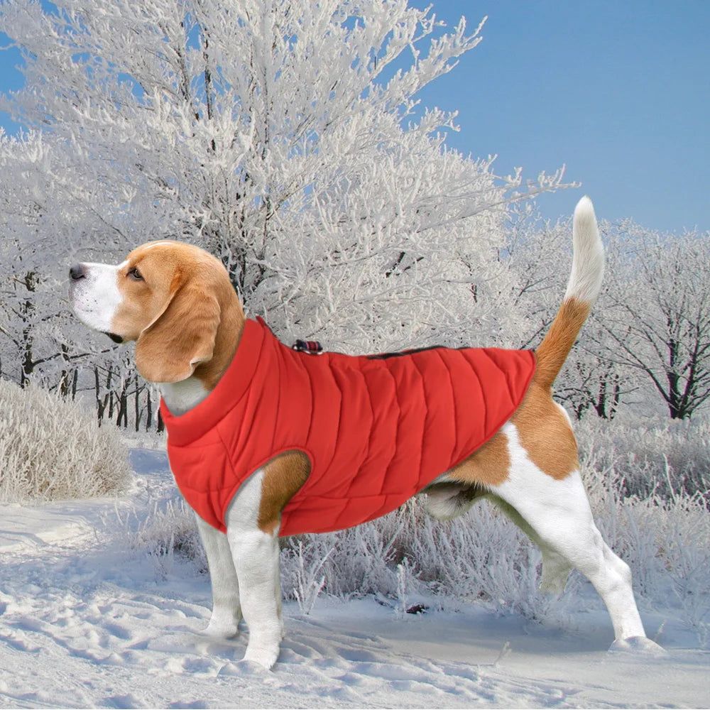 Warm Winter Dog Vest Clothes Thick Cotton Pet Clothing Autumn Winter Dogs Jacket Coat Outfit For Small Medium Large Dogs S-4XL