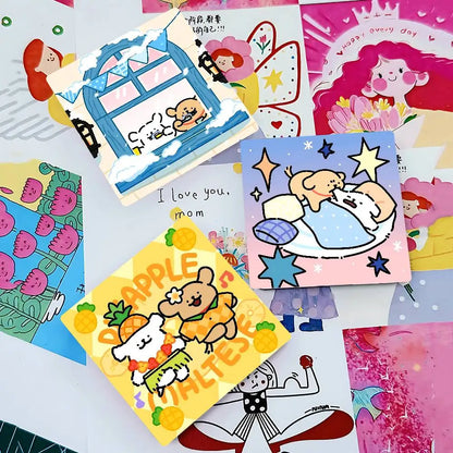 Cute Line Puppies Maltese &Golden Pattern Refrigerator Magnets Personalized Photo Refrigerator Magnets Photo