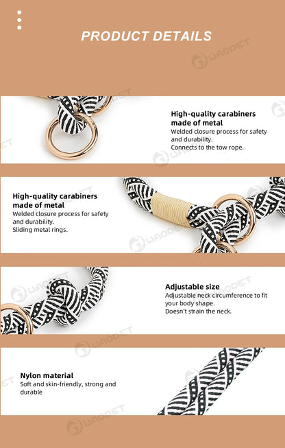 the SIMPLESTRIDE DOG COLLAR - Pet Dog Lead Rope Simple Trendy Style Collar, Leashes for Small/Medium and Large Dogs, Bulldog, Alaskan Malamute, Corgi, Teddy Dog