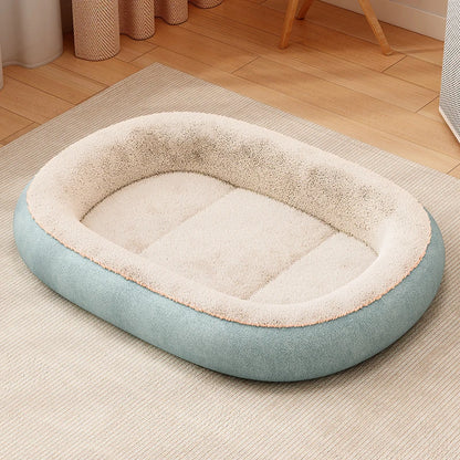 All-weather Small Dog Pet Doghouse for Winter Warmth Thick Cat Bed Dog Mat