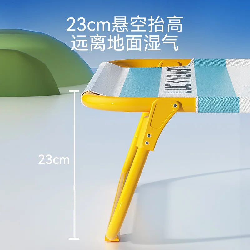 Spring Summer Golden Hair Medium and Large Dog Classic Wide Stripe Foldable Camping Bed Dog Nest Pet Nest