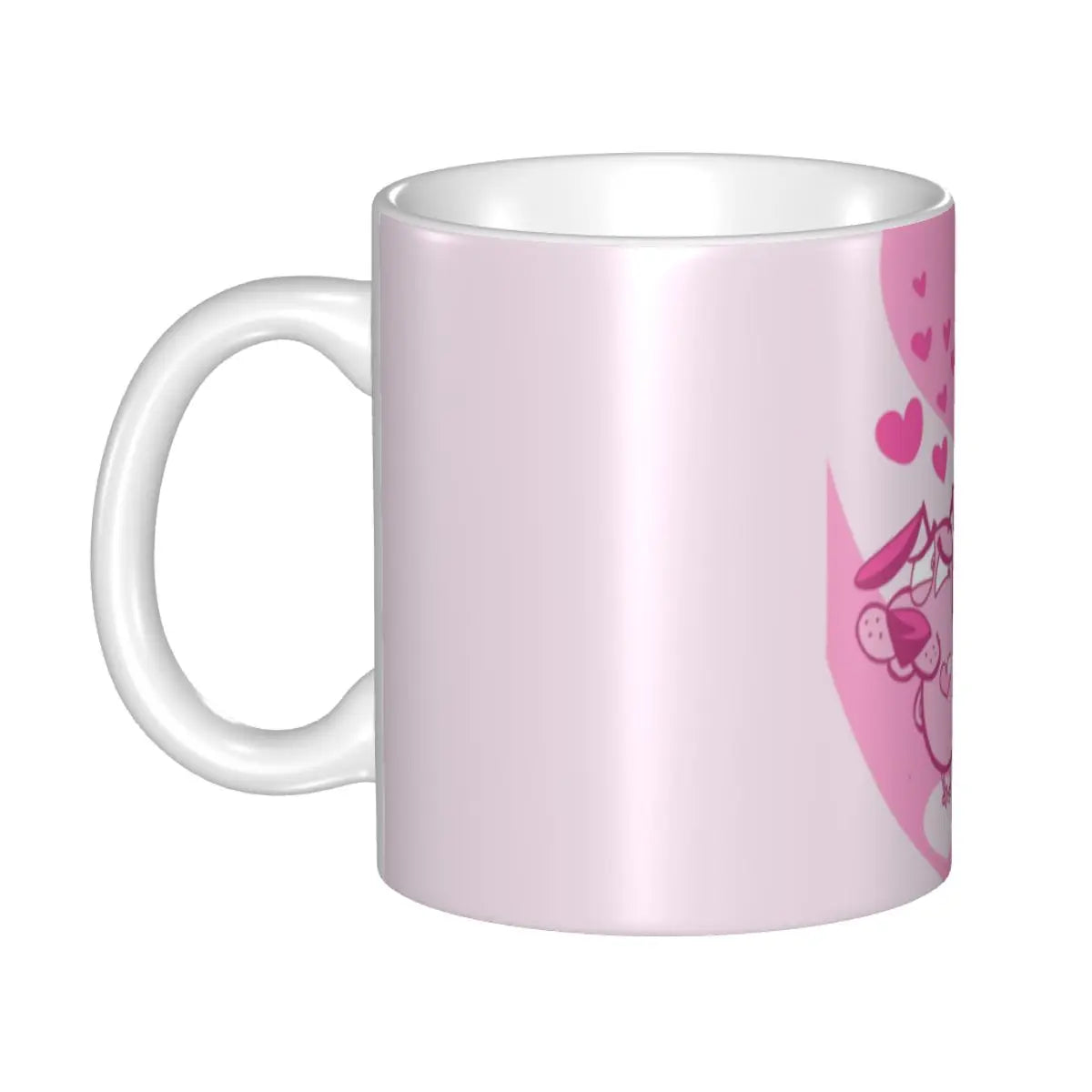 Personalized C-Courage The Cowardly Dog Coffee Mug DIY Ceramic Milk Tea Mug Cup