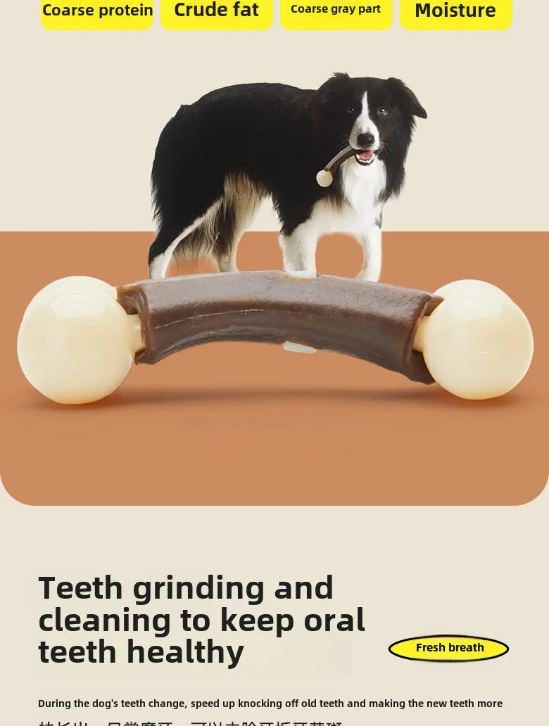 Yite Pet Eating and Playing Series Nylon Snacks Reward Teeth Grinding Bone Solitary Bite Resistant Stick Pet Toy