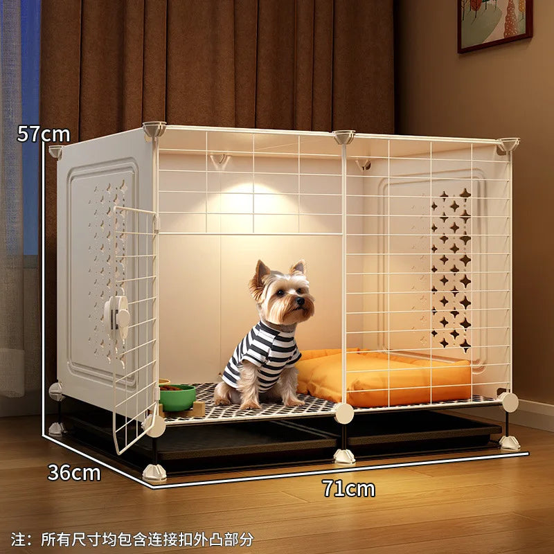 Dog Cage Small Dog Kennel One Room One Living Room One Bathroom Dog Villa Indoor Household With Toilet Bichon Teddy Only