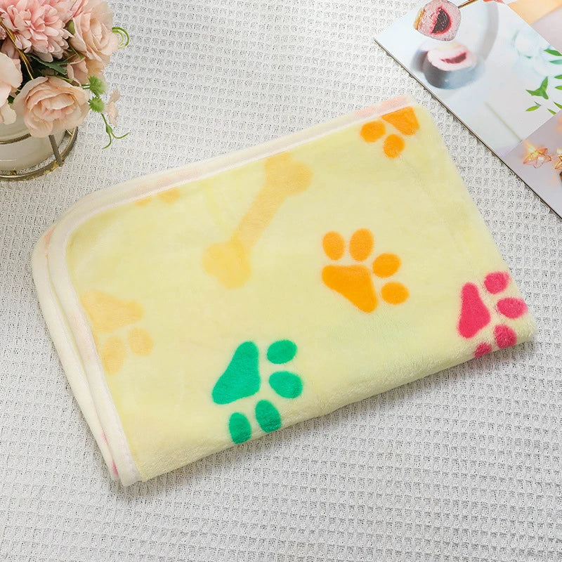 Soft Sleep Mat for Pet Blanket Puppy Kitten Blanket Bed Mat Guinea Pig Plush Mat Bed Small Animal Mat for Rabbit Hamster