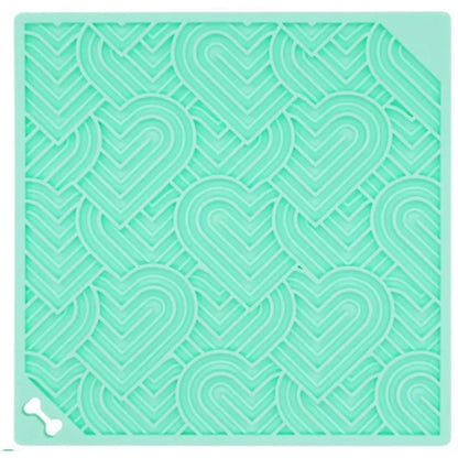 Dog Food Slow Feeder Sniff Mat with Suction Cup for Train Your Dog's Senses Anti-choking Silicone Snuffle Mats Pet Accessories