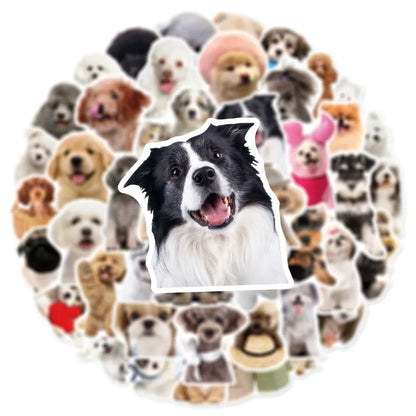 10/25/50pcs Graffiti Cute Dog Meme Stickers Animal Decals for DIY Decor Stationery Suitcase Water Bottle Phone Laptop Suitcase