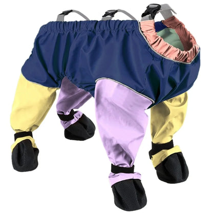 the STRIDEGUARD DOG LEGGINGS - Fashion PU Pet Pants, Anti-Slip Waterproof Puppy Costume Leggings, Dog Costumes for Outdoor Activity