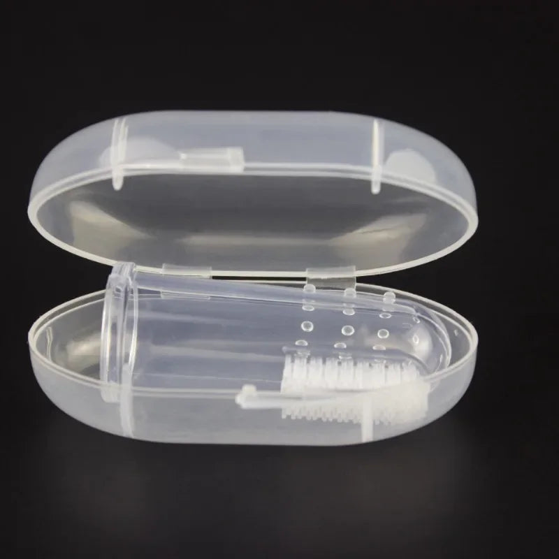 Super Soft Pet Finger Toothbrush Cat Dog Silica Gel Tooth Brush Bad Breath Tartar Teeth Care Tools Dog Cat Cleaning Pet Supplies