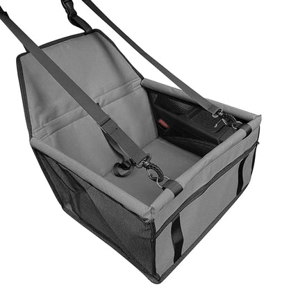 Dog car seat cover foldable hammock pet harness cat bag basket stable and foldable travel pet dog and cat safety car seat