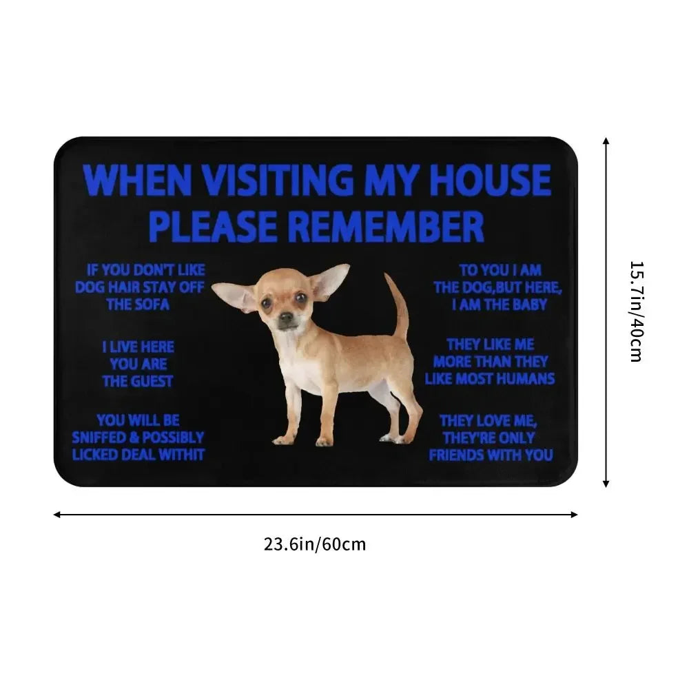 Beagle Dog Doormat Non-Slip Kitchen Bath Mat Living Room Door Floor Entrance Carpet Rug
