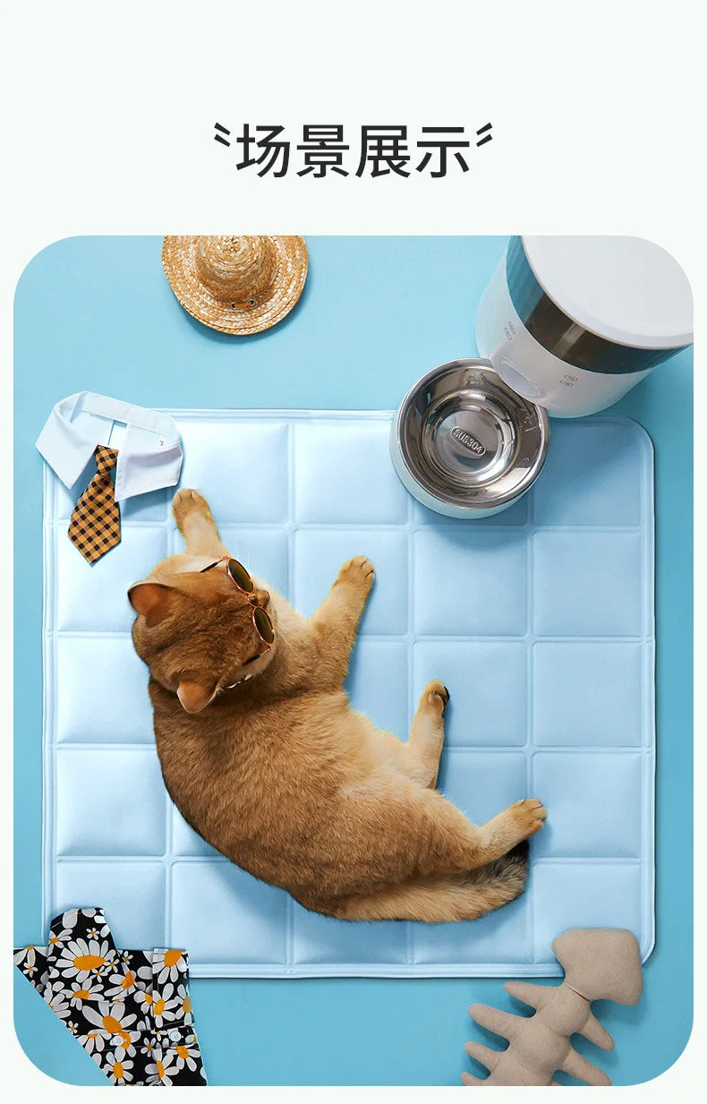 Pet Cooling Cooling Bed Summer Dog Cooling Sleeping Pad Cooling Pad Dog Bed Cooling Nest Summer Cool Cushion