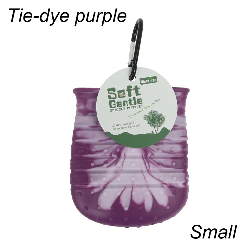 the SCRUBBER - Dog Foot Wash Cup, Portable Paw Clean Tools for Dogs, Large/Medium Dog Foot Washer, Scrubber Dog Muddy Dirty Paw Cleaning Cup 1pcs