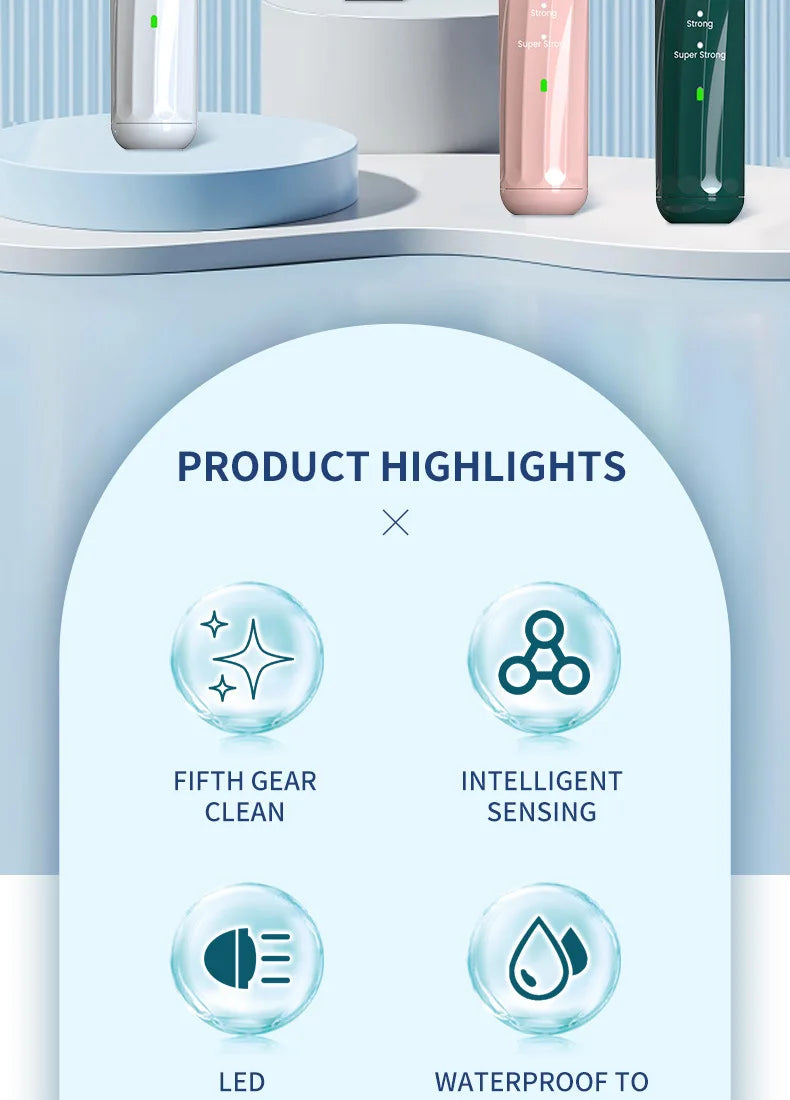 Ultrasonic Portable Electric Dog Toothbrush Professional Plaque Calculus Removal Teeth Whitening for Pet Dental Care