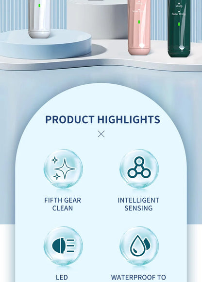 Ultrasonic Portable Electric Dog Toothbrush Professional Plaque Calculus Removal Teeth Whitening for Pet Dental Care