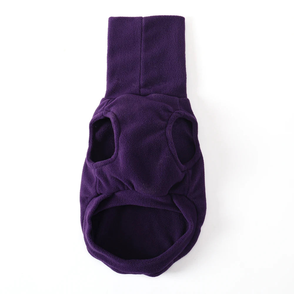 Winter Fleece Whippet Vest Italian Greyhound Clothes Turtleneck Dog Clothes Soft Fleece Clothes