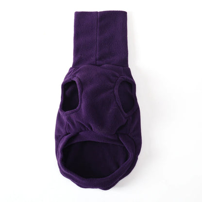 Winter Fleece Whippet Vest Italian Greyhound Clothes Turtleneck Dog Clothes Soft Fleece Clothes